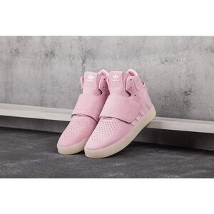 Adidas tubular originals with strap sz 7w